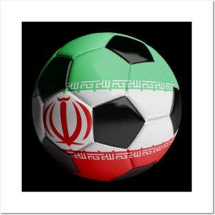Iran Soccer Ball Posters and Art